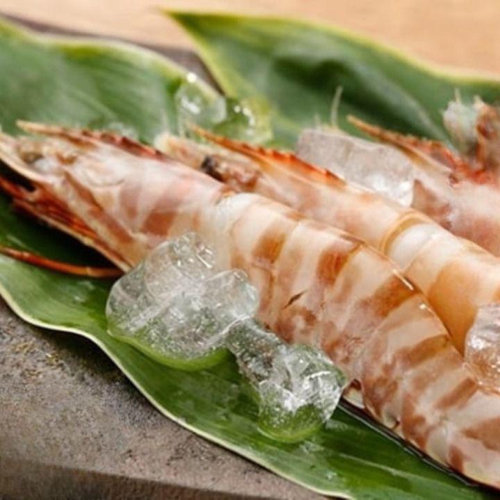 天然有頭えび