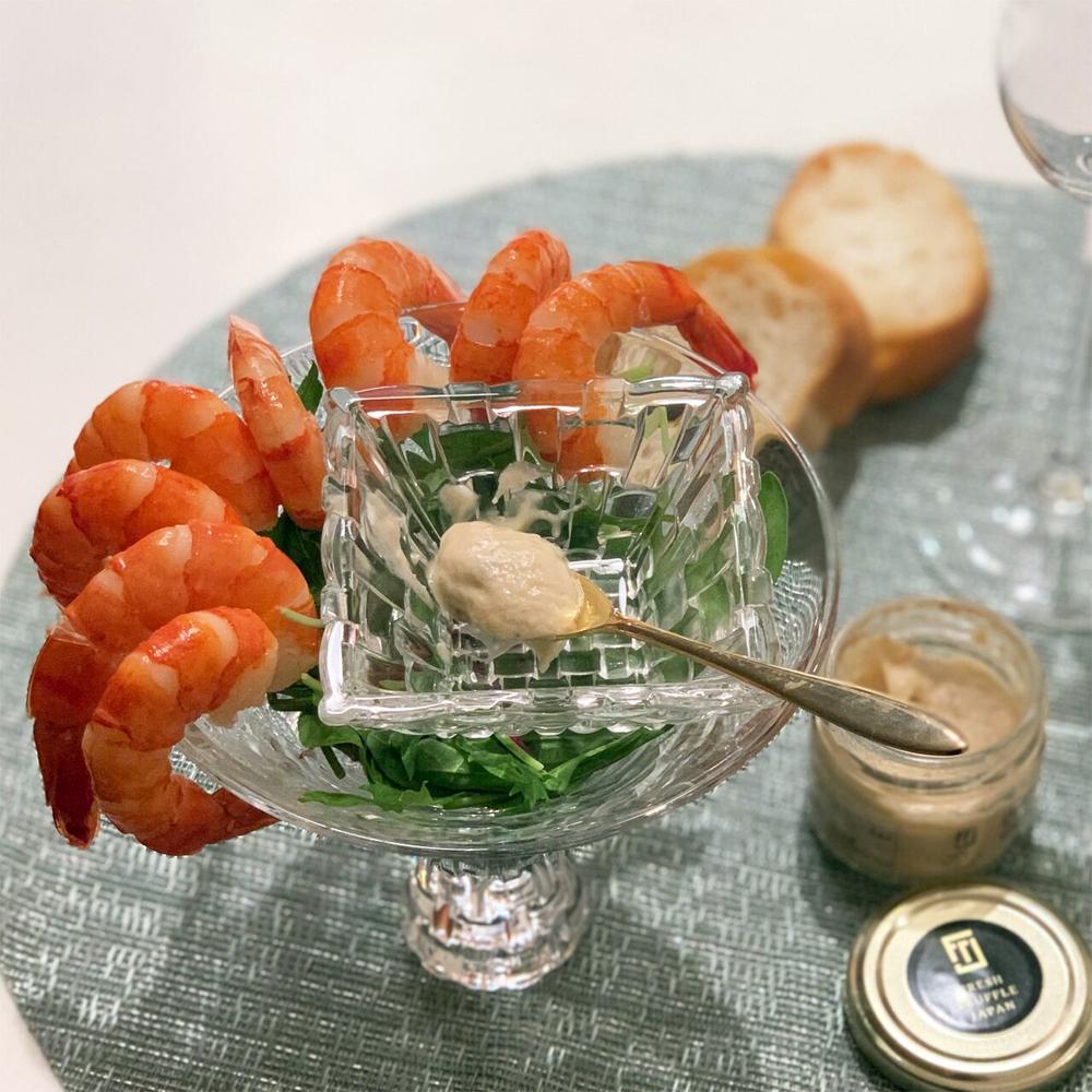 白トリュフチーズクリームと黒トリュフポルチーニディップのセット【ギフト箱入】