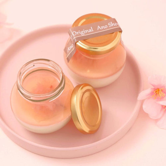 ～丹沢産八重桜の花使用～ さくらプリン ２個＋ 白いプリンサルルン１個