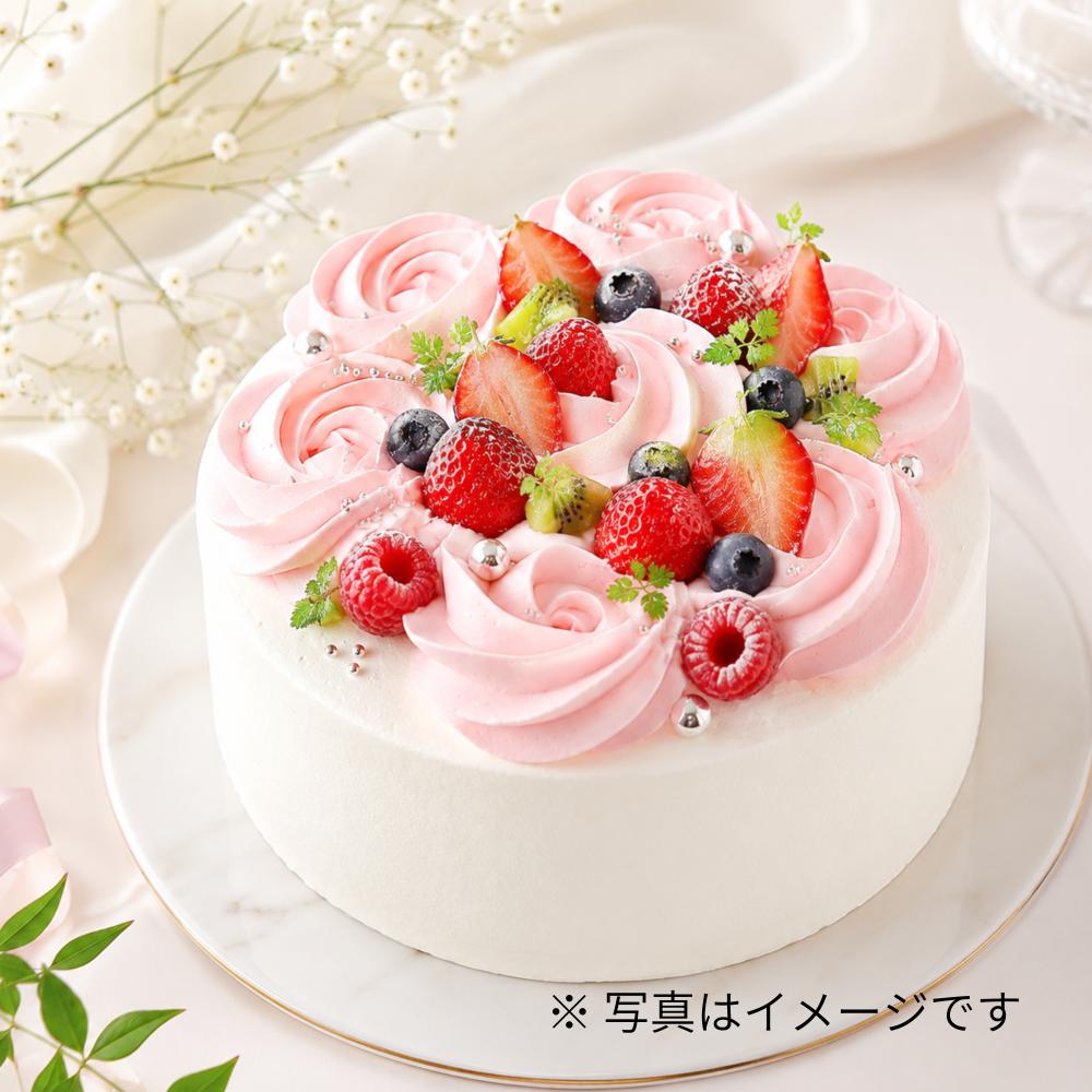 シンプルホールケーキ15cm ホワイト