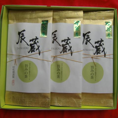 辰蔵　旨みの茶３本セット箱入り