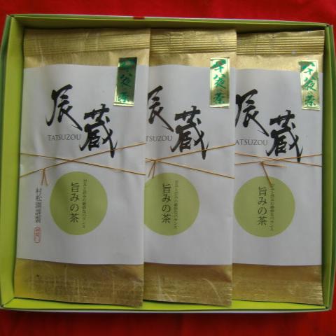 辰蔵　旨みの茶３本セット箱入り