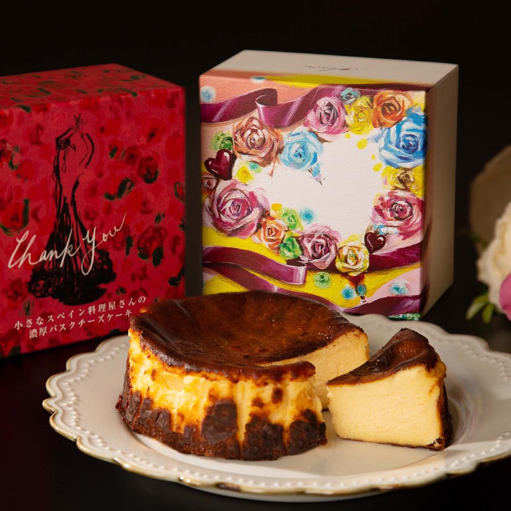 濃厚バスクチーズケーキ