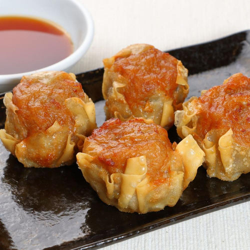 大きな粗挽き肉焼売