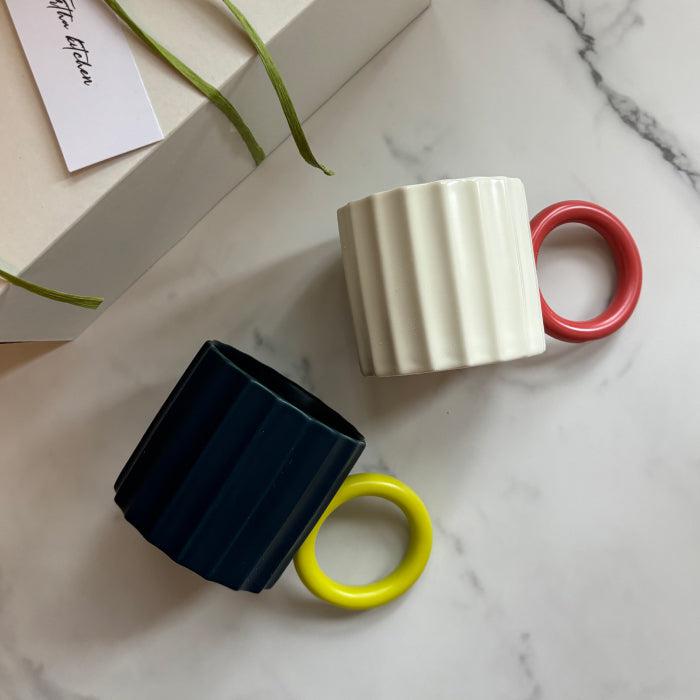 ネイビーグリーン×ホワイトレッド