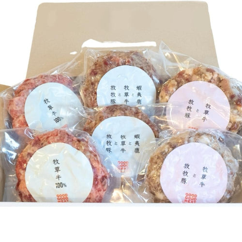 ハンバーグ3兄弟セット（120g×6個入り） | GOODGOODMEAT