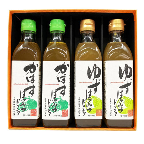 ゆず＆かぼすはちみつドリンク4本セット YB-035A