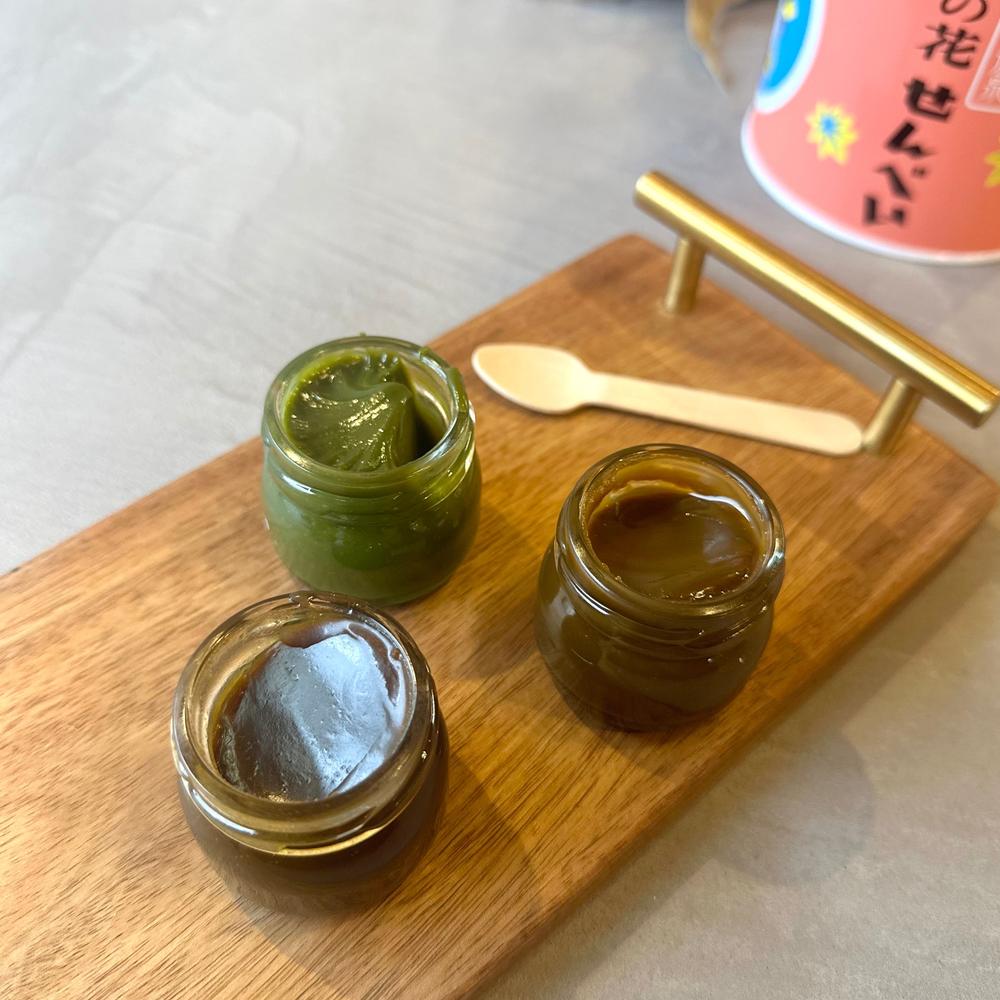 湯の花せんべいと3種の伊勢茶餡ギフトセット