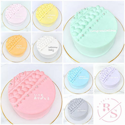 ケーブルニットセンイルケーキ