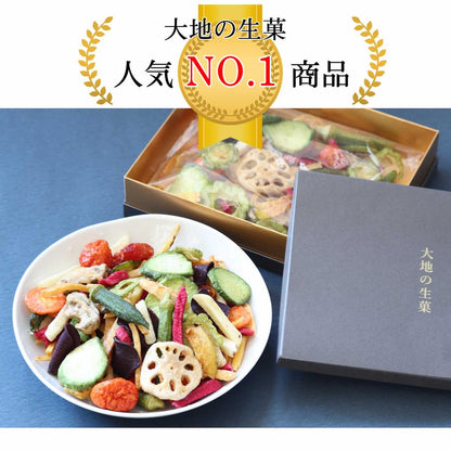 大地の生菓 15種類の野菜チップス ギフトBOXセット 300g