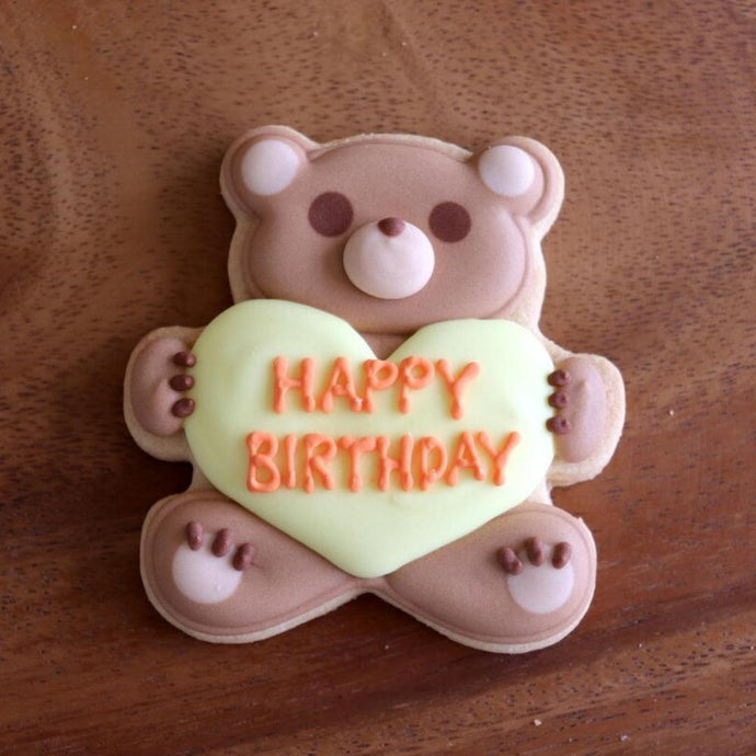 【アイシングクッキー】ラブリーベア HAPPY BIRTHDAY