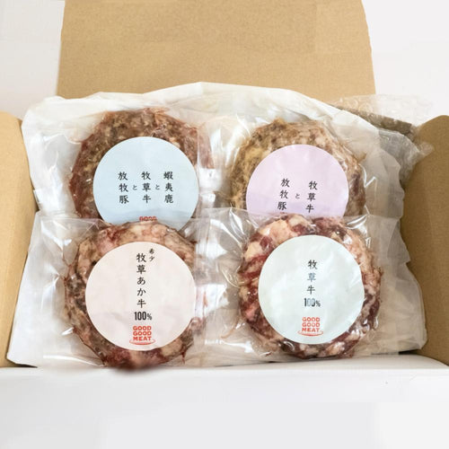 ハンバーグ4兄弟セット（120g×4個セット） | GOODGOODMEAT