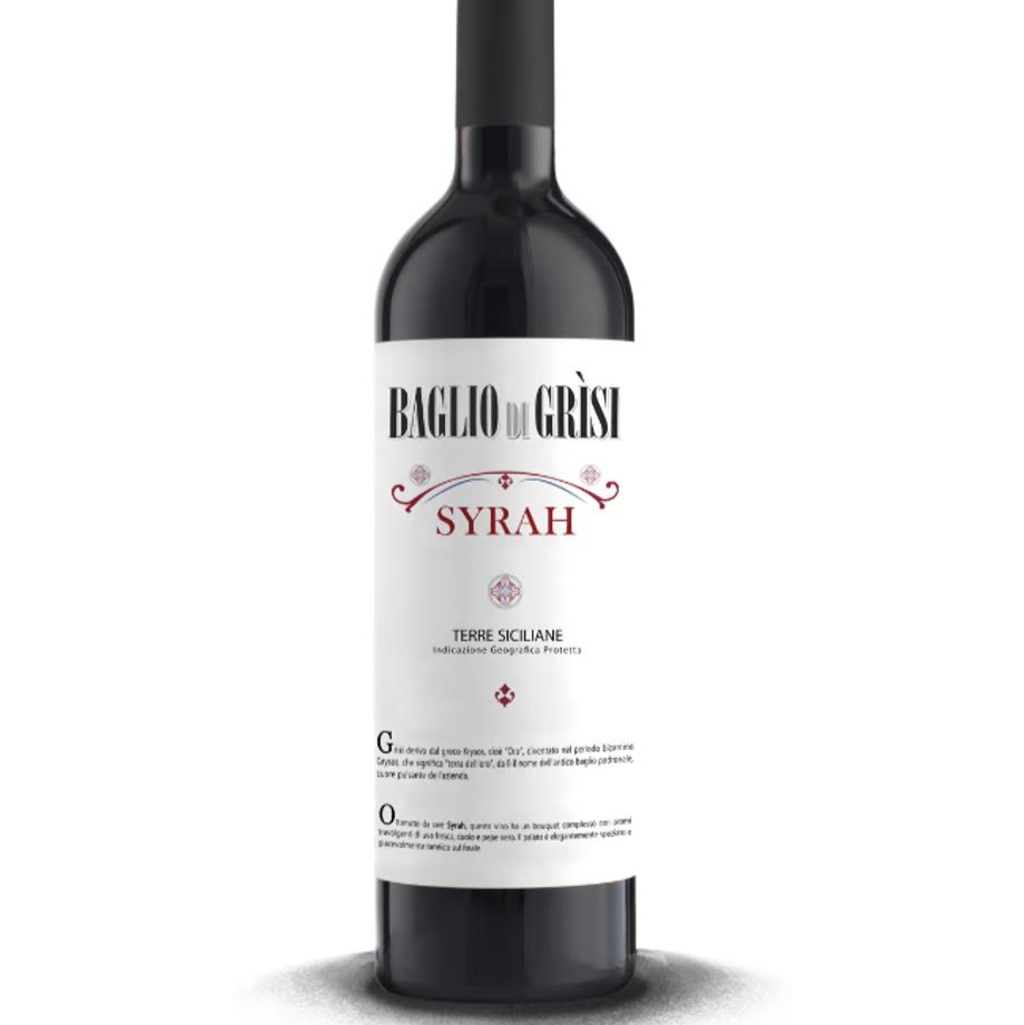 バリオ ディ グリーシ シラー 2021 【BAGLIO DI GRISI SYRAH 2021】BIO赤ワイン