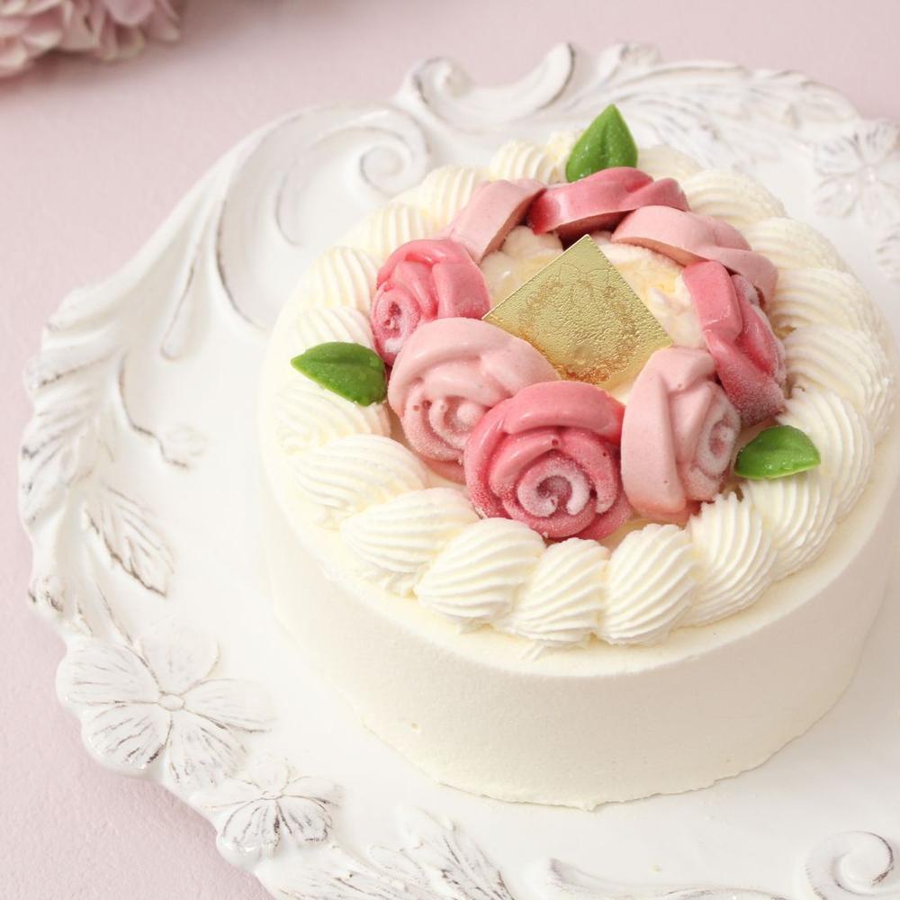 【送料込】純生冷凍ケーキ「ジュエルローズ」 | バラのマドレーヌのお店ランジェラ