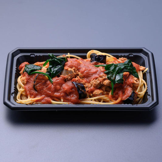 「カニ屋が作る 海のパスタ」海香る シビマグロ 山椒トマトソース