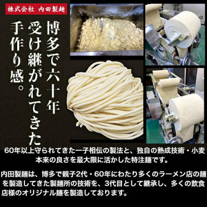 【送料無料】史上最長ラーメン 極細生ラーメン 醤油 111cm 3玉セット | 内田製麺