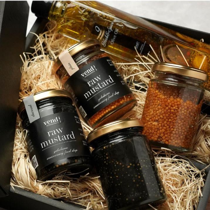 熟成生マスタード4個 & 9herbspice oliveoil セット | vend