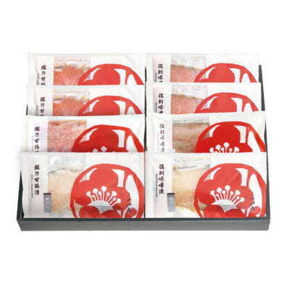 【化粧箱付】味くらべ(甘粕さけ,赤魚,甘粕銀だら,味噌さけ,ほっけ,味噌銀だら) | 新潟小川屋