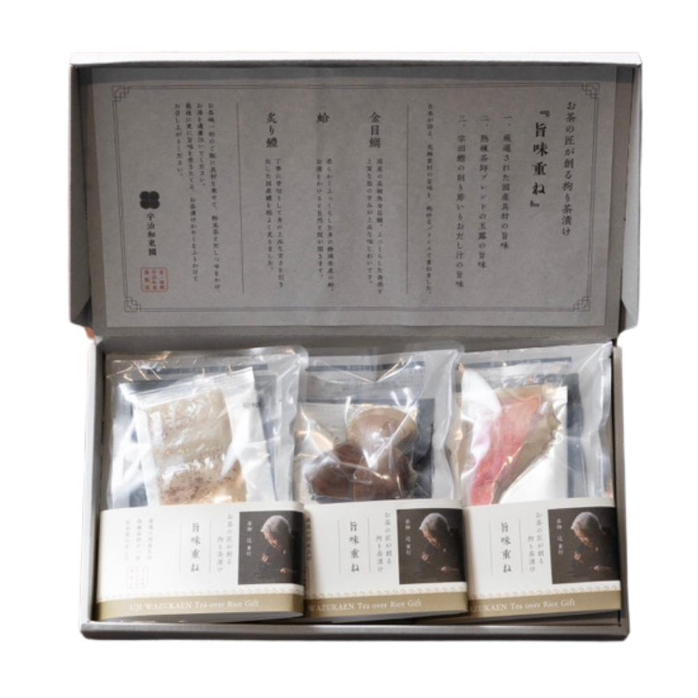 宇治和束園 お茶漬け 旨味重ね 3食セット | 宇治和束園 – DELISH