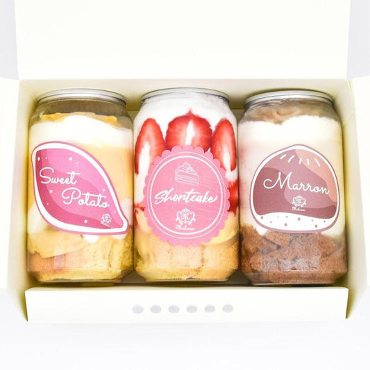 ケーキ缶 彩3色セット