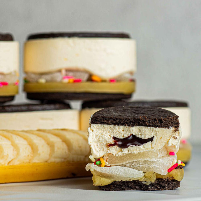 【チョコバナナ！？】羽二重チョコバナナバターチーズサンド 3個入り | RUNNY CHEESE（ラニーチーズ）