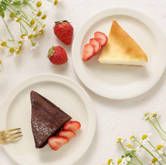 グルテンフリー クリームチーズケーキミニと平飼い卵のガトーショコラミニ各３個セット | 穴太商店