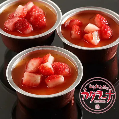 とろけるブリュレ&とちおとめのカタラーナ 各4個入 食べ比べセット | 御菓子処 太田屋