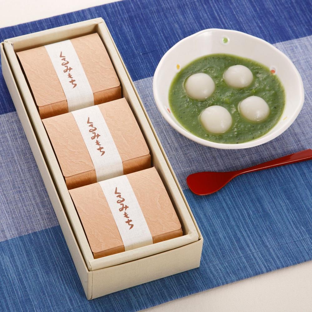 堺名物くるみもち缶（3つ入り） | 御菓子司 丸市菓子舗