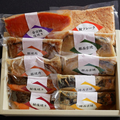 【送料無料】豚肉・魚の焼物詰め合わせセット 6種(6品/10品) | 魚と酒菜とき和