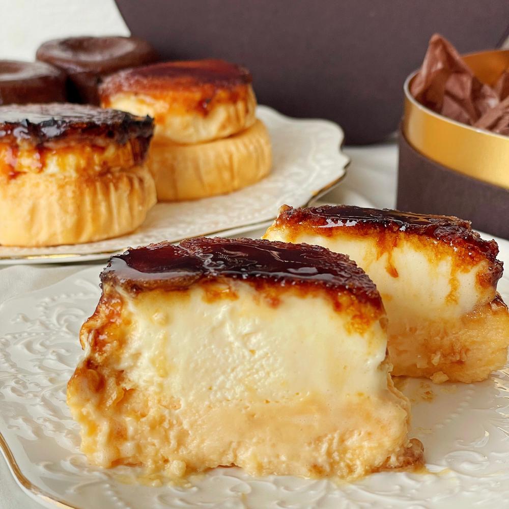 フォンダンショコラとミニバスクチーズケーキ