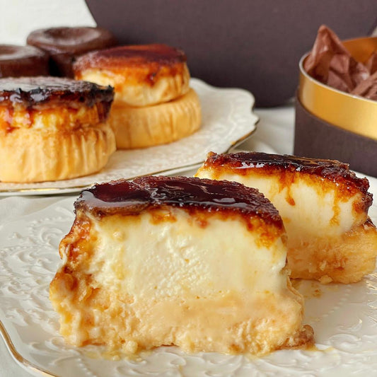 フォンダンショコラとミニバスクチーズケーキ