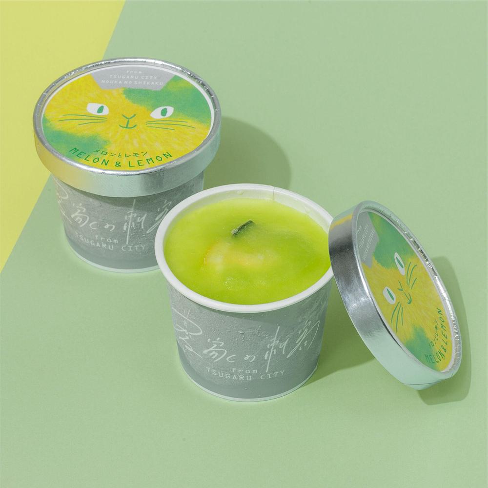 農家のおやつジェラートMELON & LEMON(メロンとレモン)6個入 | 農家の刺客