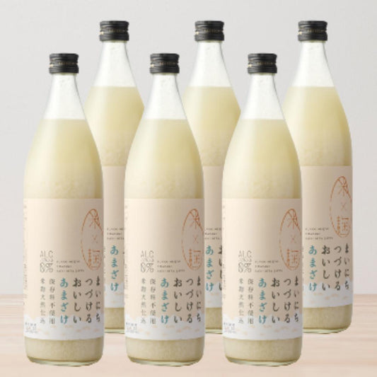 【送料込】まいにちつづけるおいしいあまざけ　900ml　6本入り | あまざけ生活　～麹のちから～