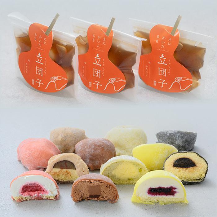 立団子 みたらし×3袋+スイーツ大福6点セット | えにかい