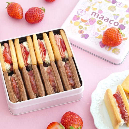 あまおう苺クッキーサンド(ホワイトチーズ＆ショコラ)