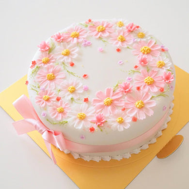 コスモスのケーキ