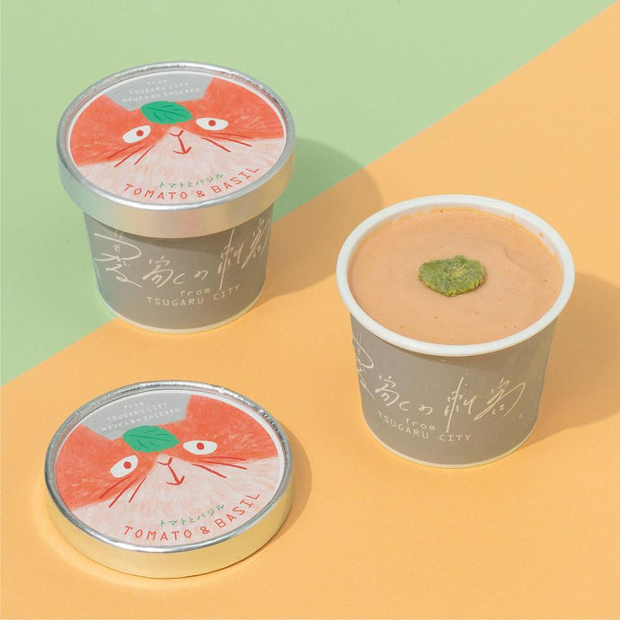 農家のおやつジェラートTOMATO & BASIL(トマトとバジル)