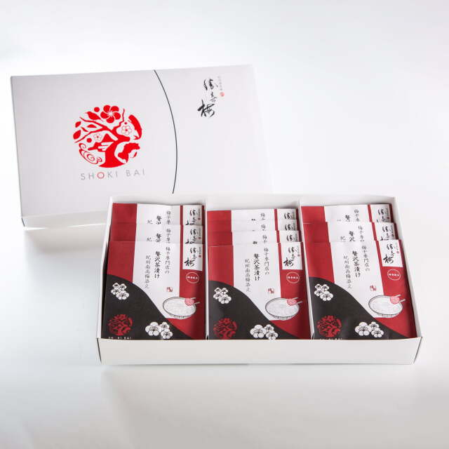 梅干専門店の贅沢梅茶漬け 紀州南高梅添え（4袋 / 6袋 / 10袋）