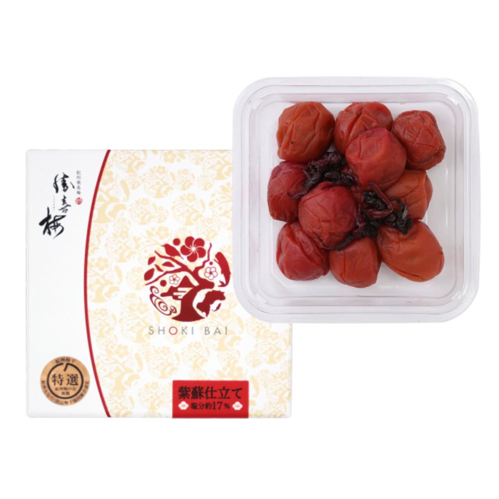 紫蘇仕立て 【心くばり】160g すっぱい梅干！