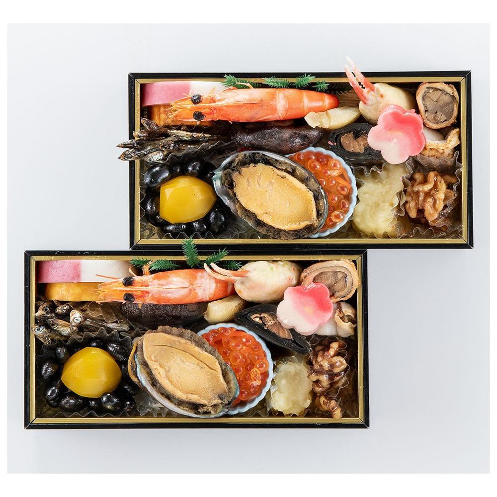 2026年 個食おせち 2客セット 2人前(18品)【糖質に配慮】 | 美食良菜