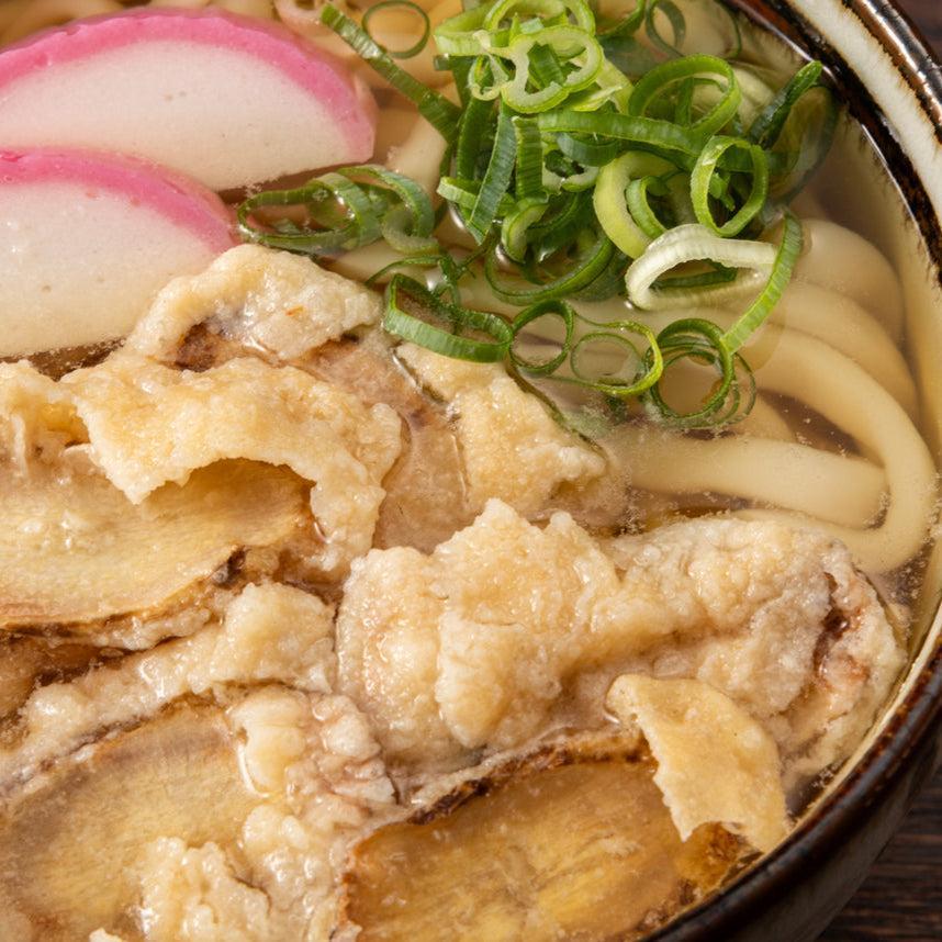 【送料無料】博多ごぼう天うどん3人前/6人前/12人前 | 松原正商店