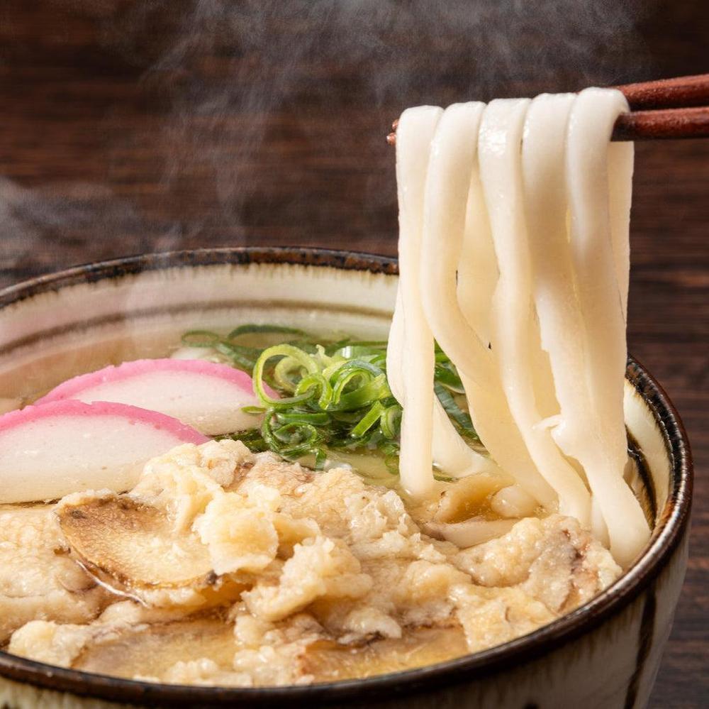 【送料無料】博多ごぼう天うどん3人前/6人前/12人前 | 松原正商店