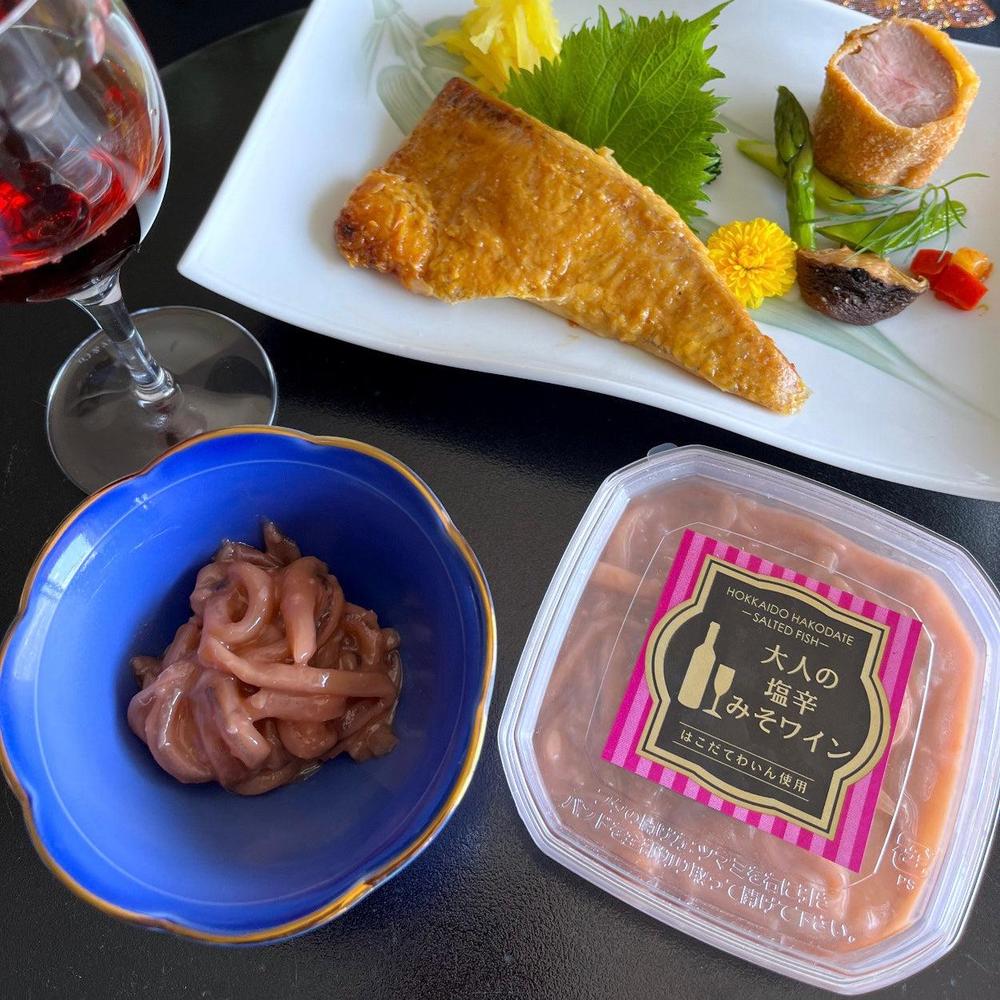 大人の塩辛みそワイン