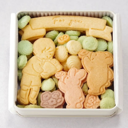 【送料込】クッキー缶/きみと季節のとなりに「花束」