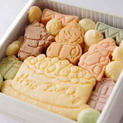 【送料込】クッキー缶/きみと季節のとなりに「HappyBirthday」