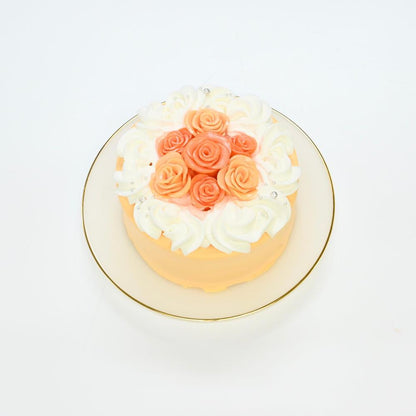 キラキラ薔薇ケーキ