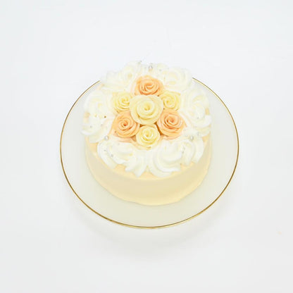 キラキラ薔薇ケーキ