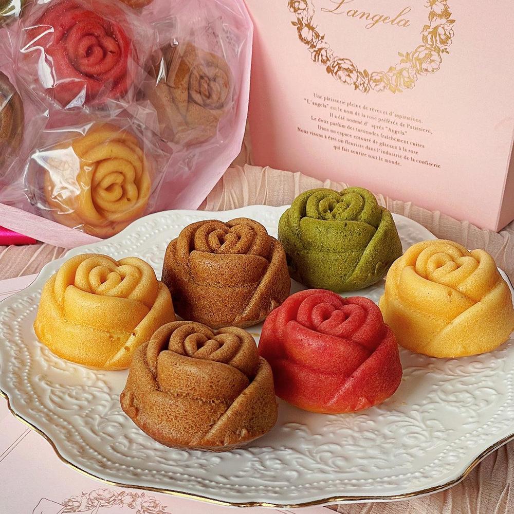 【数量限定】【送料込】バラのマドレーヌの花束「ベルレーヌブーケピンク」 dmbb | バラのマドレーヌのお店ランジェラ