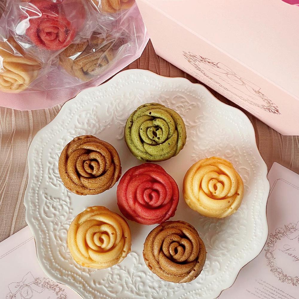 送料込】バラのマドレーヌの花束「ベルレーヌブーケピンク」 dmbb