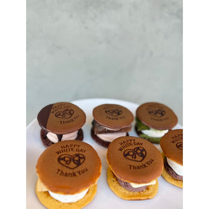 （ホワイトデー限定焼き印）生どら6種6個